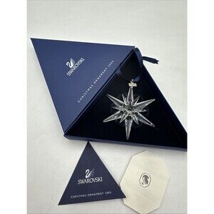 Swarovski Annual Edition Christmas Tree Ornament 2005 Limited Edition 680502 Box